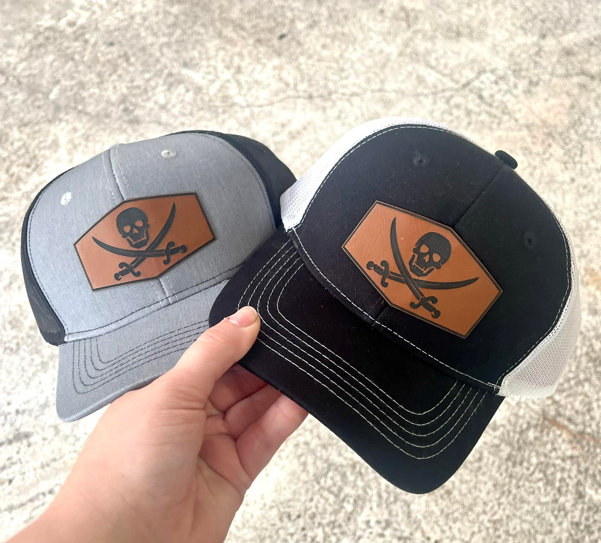 Leather Patch Hats – KWD CREATIONS