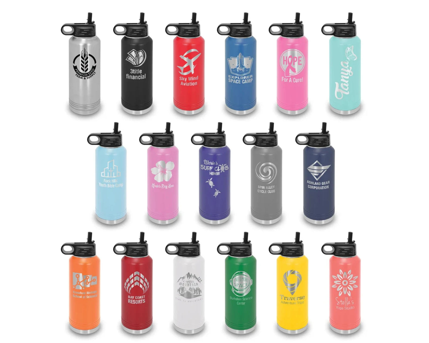 Water bottles