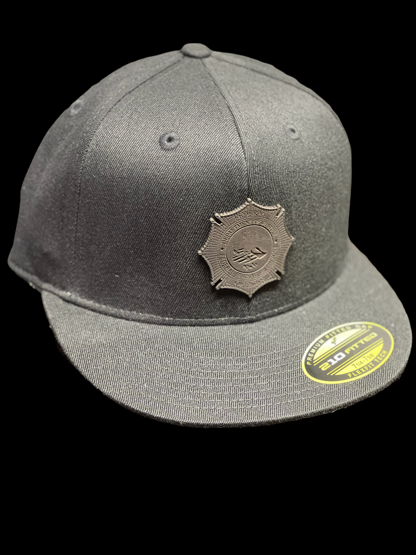 Fitted Flat Bill Hat